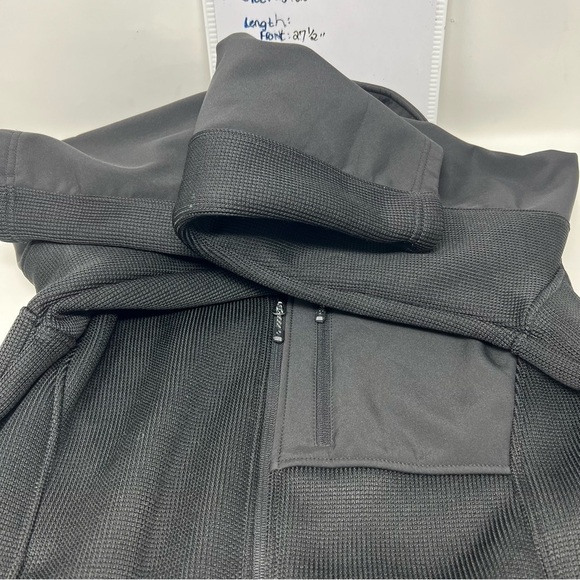 Swiss Tech Men’s Soft Shell Windbreaker Performance Jacket Black Size M 38-40 - Picture 12 of 16
